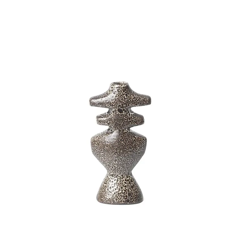Yara Candle Holder - Large - Brown Spot by Ferm Living – product photo