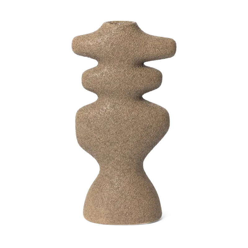 Yara Kerzenhalter large Dark Sand fra Ferm Living – produktbillede