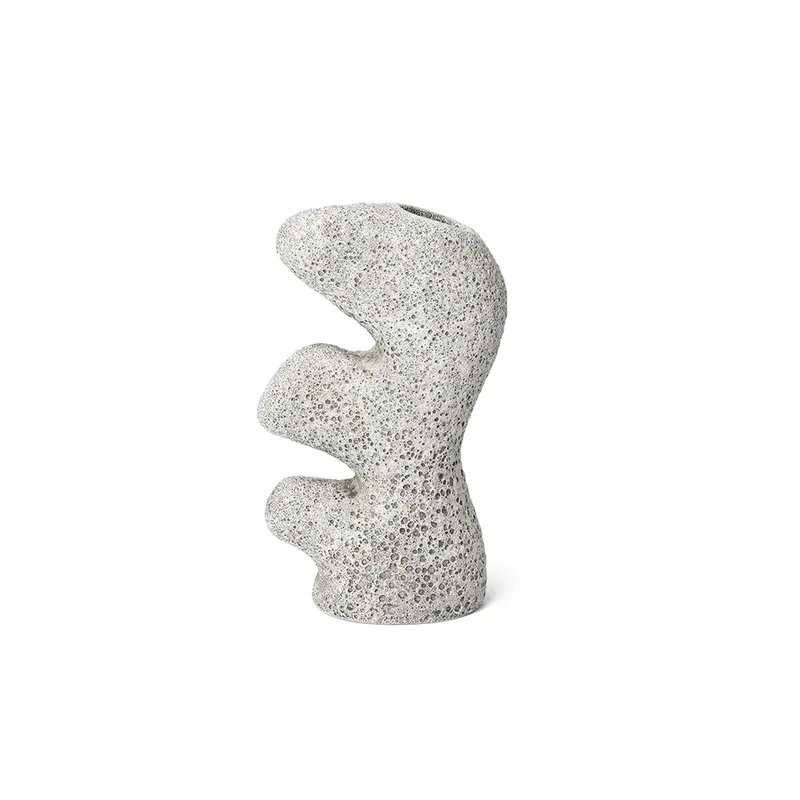 Yara Vase - Small - Grey Pumice by Ferm Living – product photo
