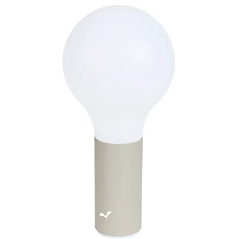 Aplô Lampe h.24 cm Lehm Grau von Fermob – Produktfoto
