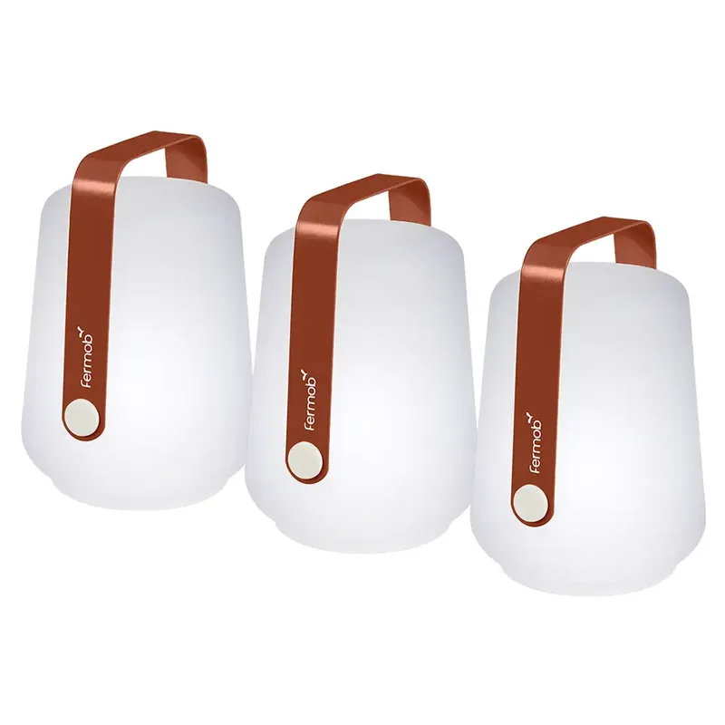 Balad Lampe H12 3er-Pack Ockerrot von Fermob – Produktfoto