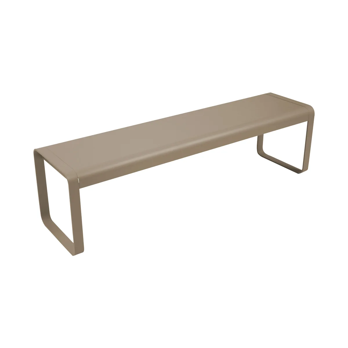 Bank Bellevie - Beige - Aluminium - Designer Pagnon & Pelhaître von Fermob – Produktfoto