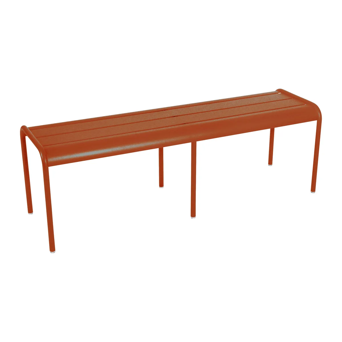 Bank Luxembourg - Orange - Aluminium - Designer Frédéric Sofia van Fermob – productfoto
