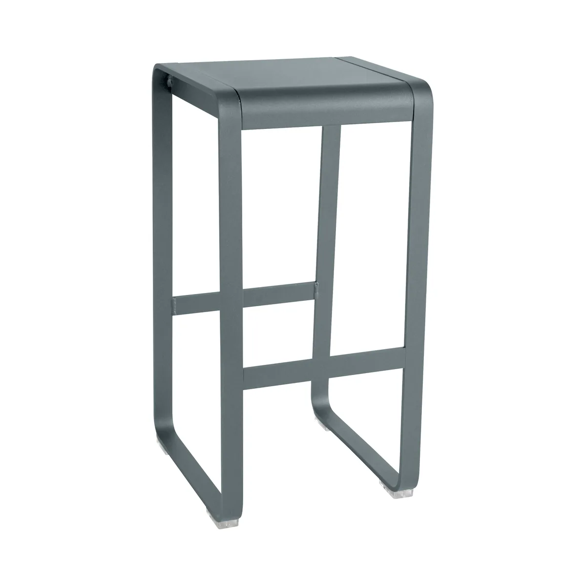 Barhocker Bellevie - Grau - bemaltes Aluminium - Designer Pagnon & Pelhaître von Fermob – Produktfoto