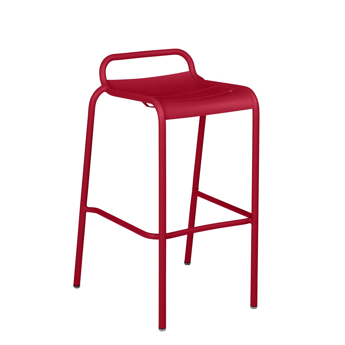 Barhocker Luxembourg - Rot - bemaltes Aluminium - Designer Frédéric Sofia van Fermob – productfoto
