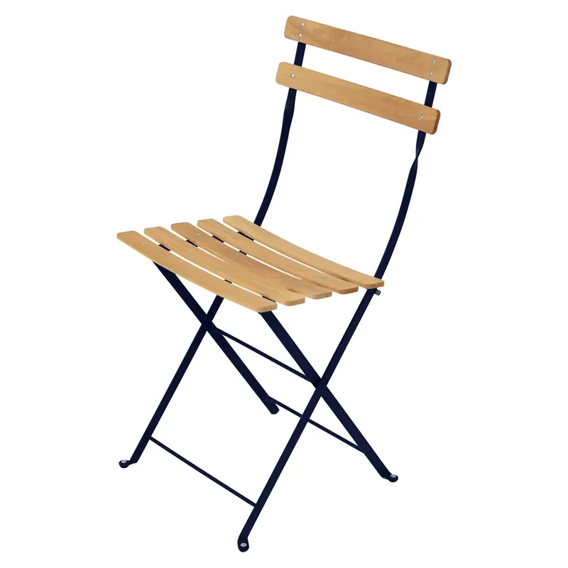 Bistro stuhl natural Deep blue von Fermob – Produktfoto