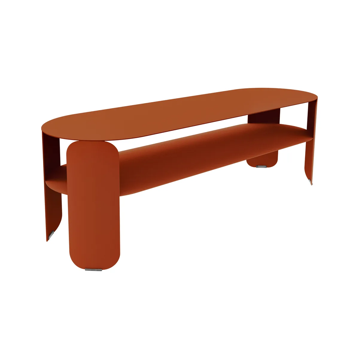 Couchtisch Bebop - Orange - Aluminium - Designer Tristan Lohner de Fermob – photo du produit