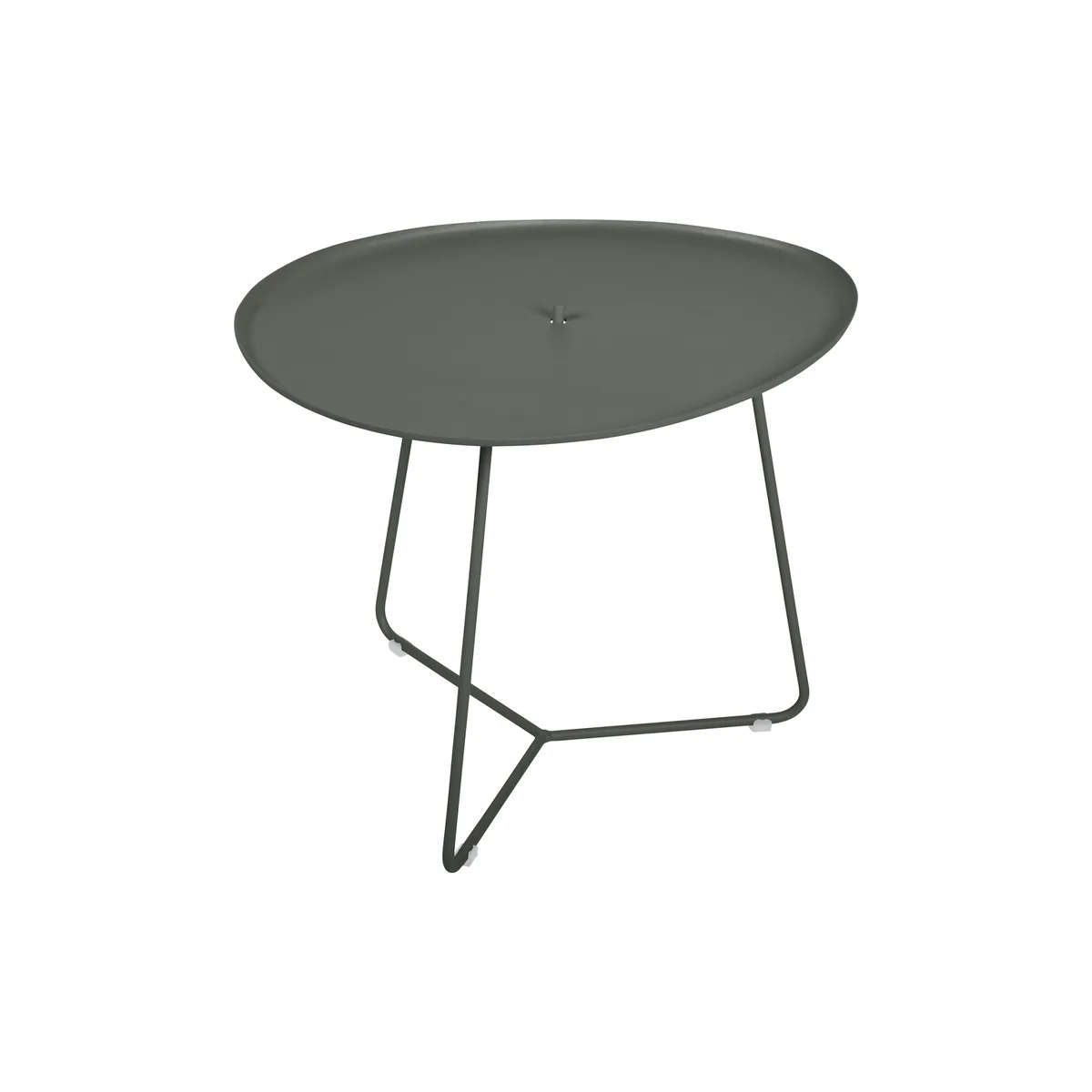 Couchtisch Cocotte - Grau - bemalter Stahl - Designer Studio Fermob von Fermob – Produktfoto