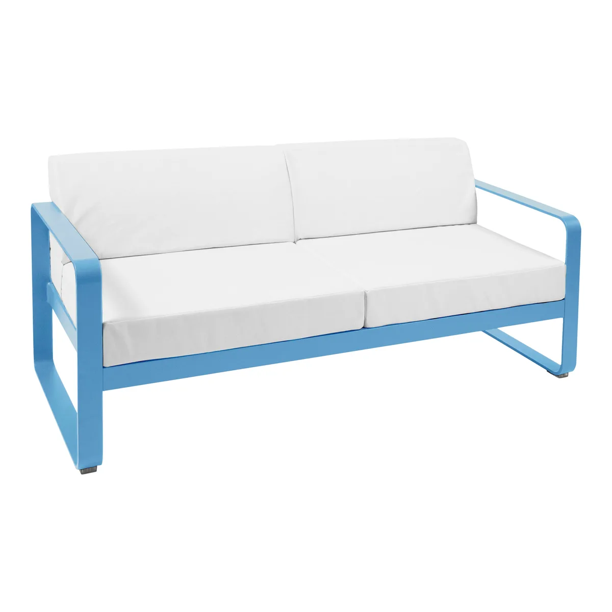 Gepolstertes Gartensofa Bellevie - Blau - Designer Pagnon & Pelhaître von Fermob – Produktfoto