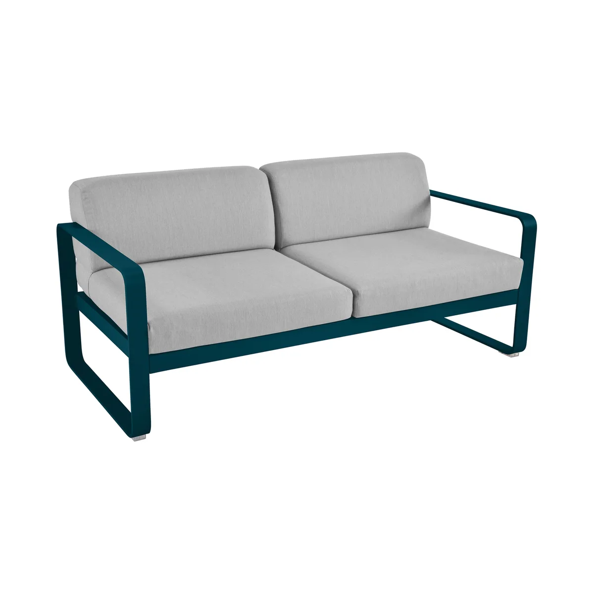 Gepolstertes Gartensofa Bellevie - Grau - Polyacryl-Gewebe - Designer Pagnon & Pelhaître fra Fermob – produktbillede