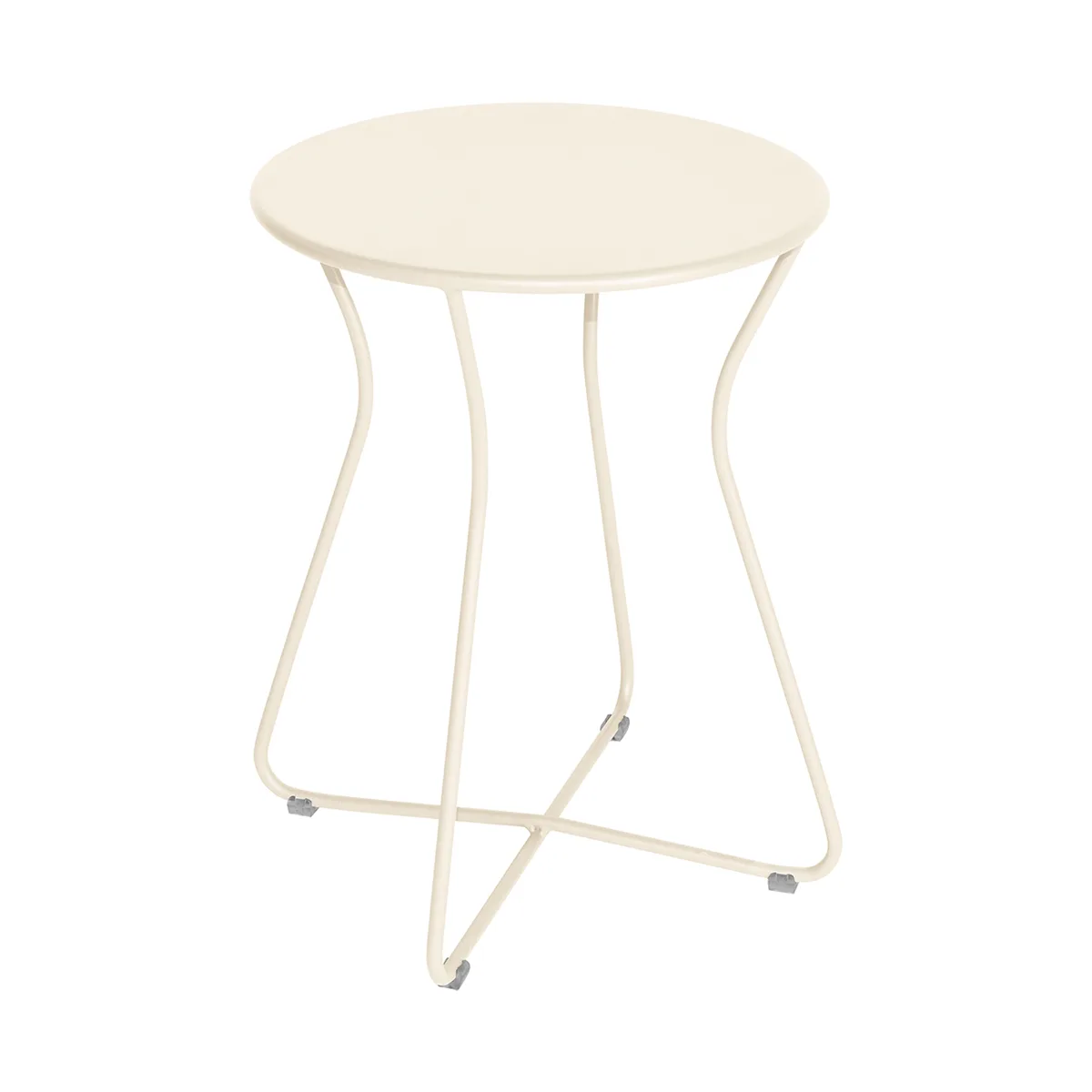 Hocker Cocotte - Beige - lackierter Stahl - Designer Studio Fermob von Fermob – Produktfoto