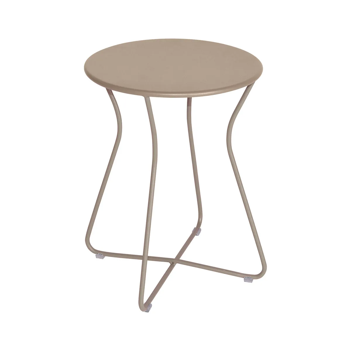 Hocker Cocotte - Beige - Stahl - Designer Studio Fermob von Fermob – Produktfoto