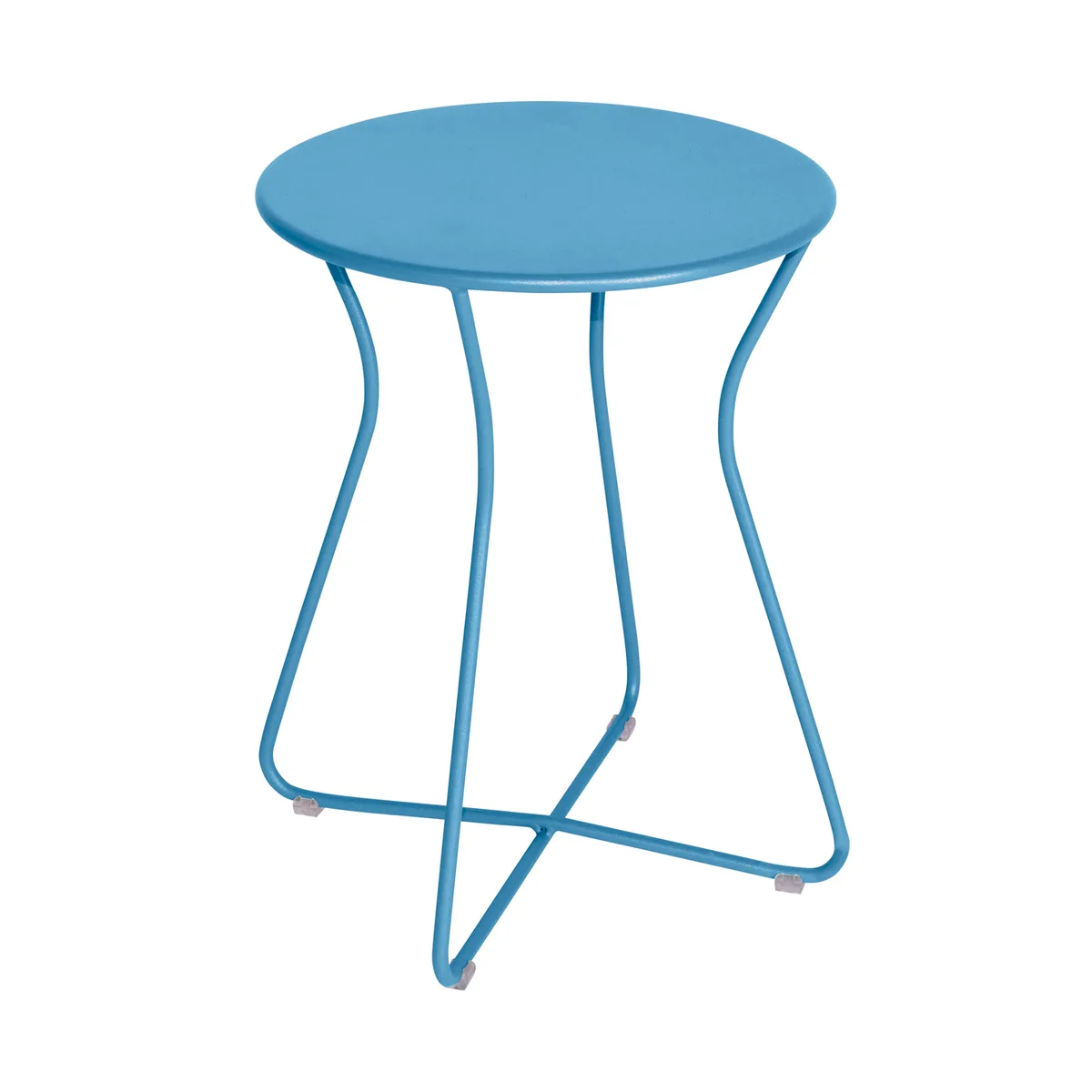 Hocker Cocotte - Blau - Stahl - Designer Studio Fermob von Fermob – Produktfoto