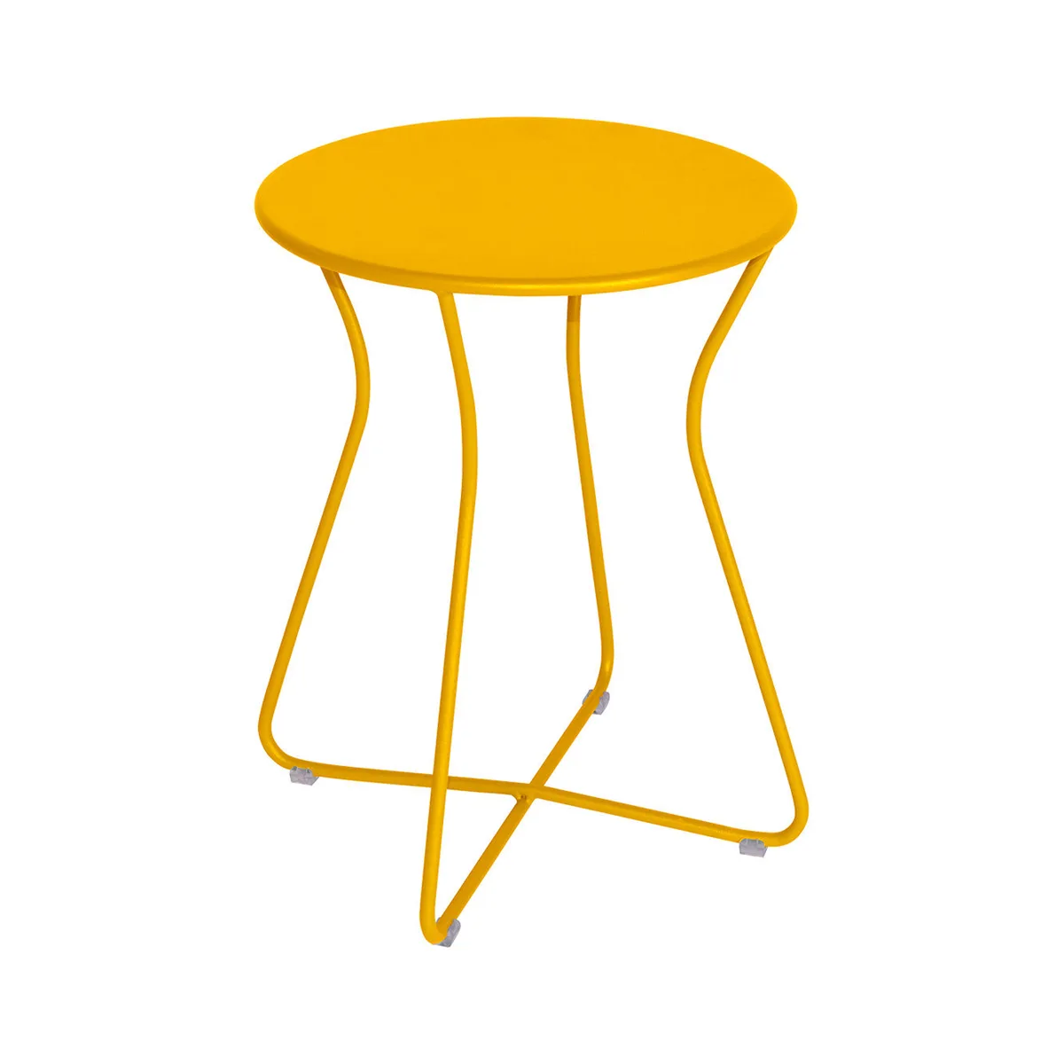 Hocker Cocotte - Gelb - Stahl - Designer Studio Fermob von Fermob – Produktfoto