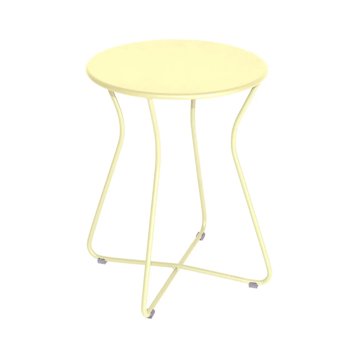 Hocker Cocotte - Gelb - Stahl - Designer Studio Fermob von Fermob – Produktfoto