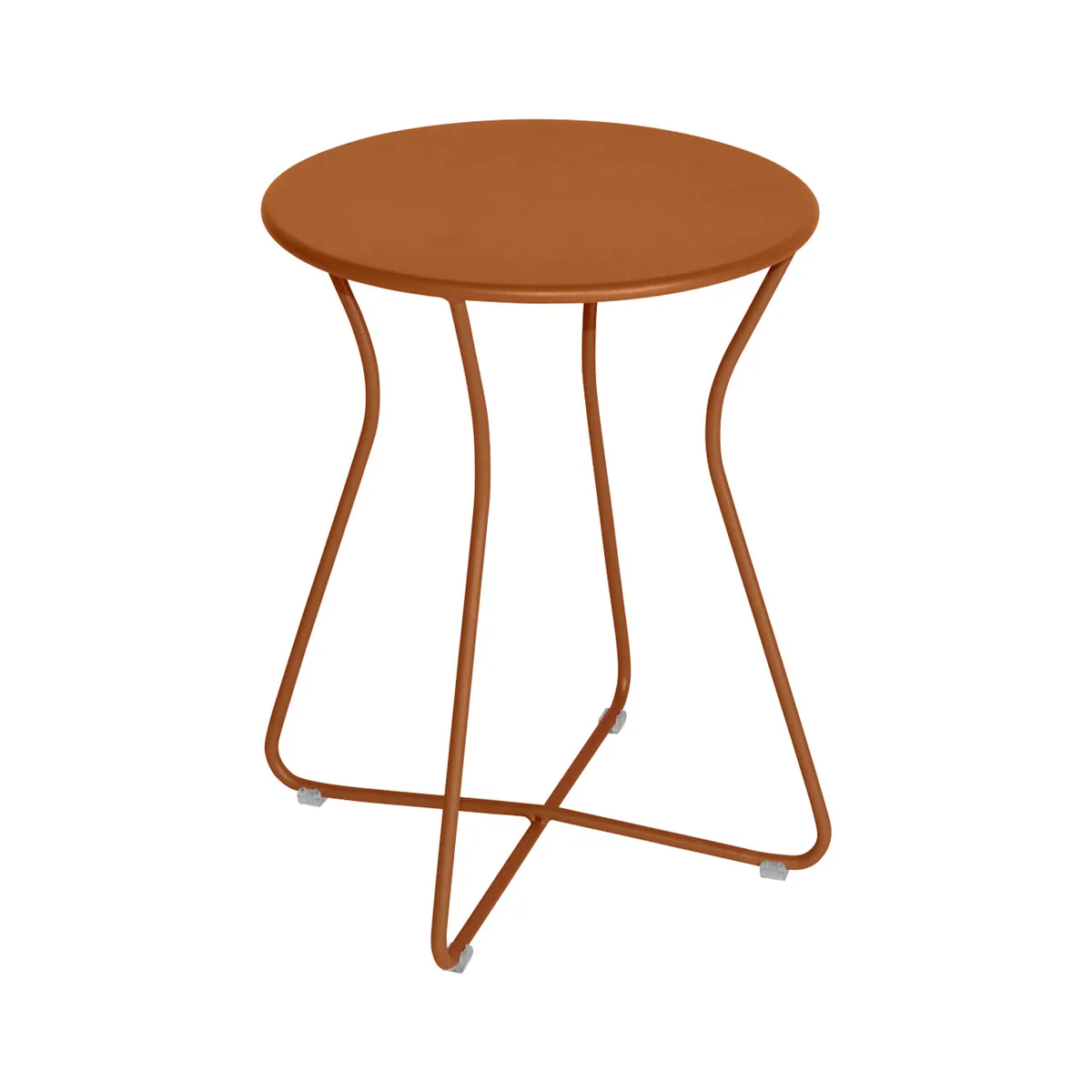 Hocker Cocotte - Orange - Stahl - Designer Studio Fermob von Fermob – Produktfoto