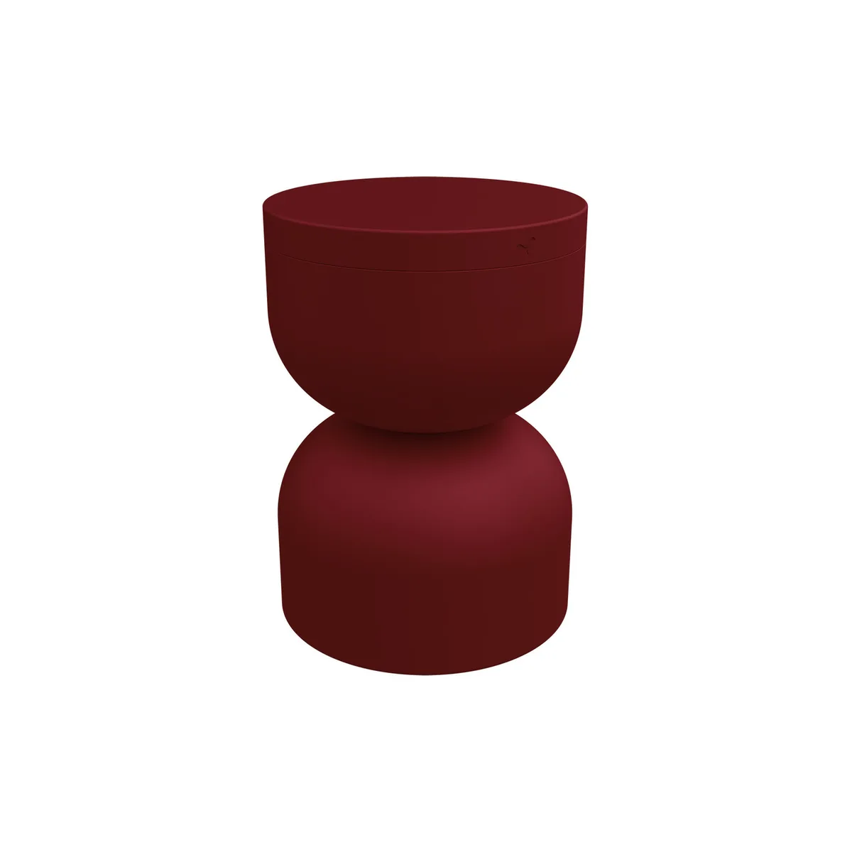 Hocker Piapolo - Rot - Aluminium - Designer Tristan Lohner von Fermob – Produktfoto