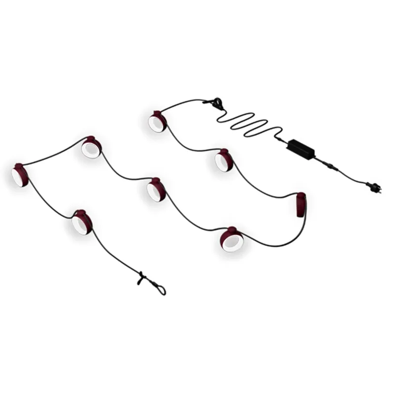 Hoopik Black Cherry Lichterkette von Fermob – Produktfoto