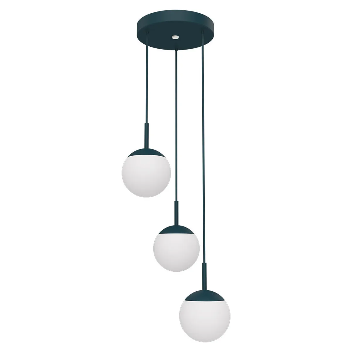 Intelligente Lampe Mooon - Blau - Aluminium - Designer Tristan Lohner de Fermob – photo du produit