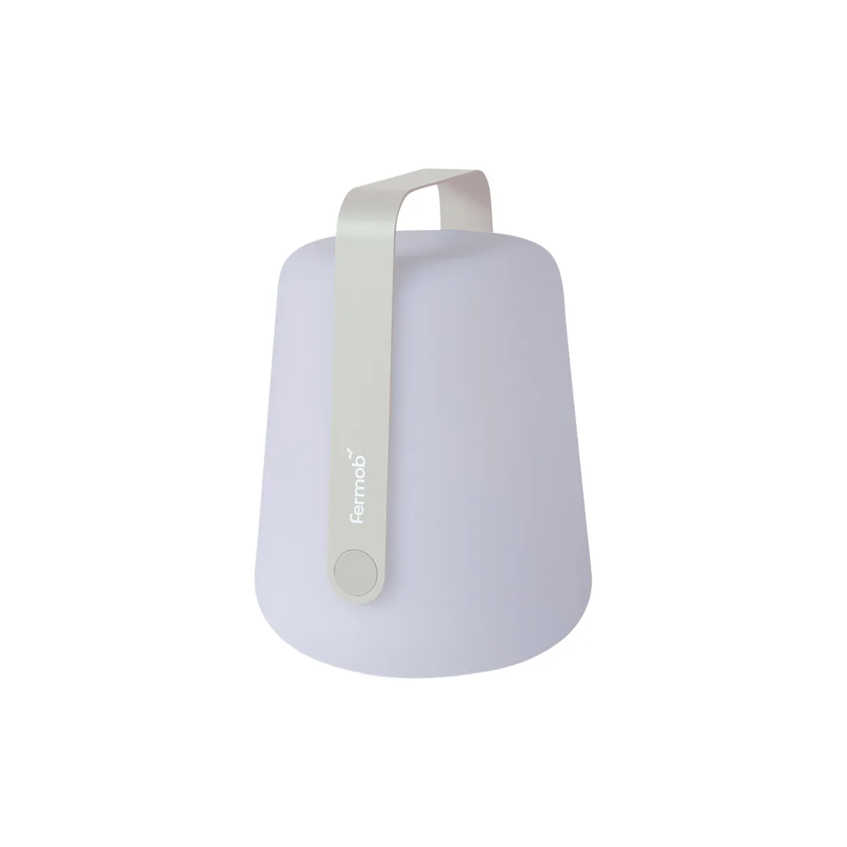 Kabellose, wiederaufladbare Außenlampe Balad - Grau - Polyäthylen - Designer Tristan Lohner de Fermob – photo du produit