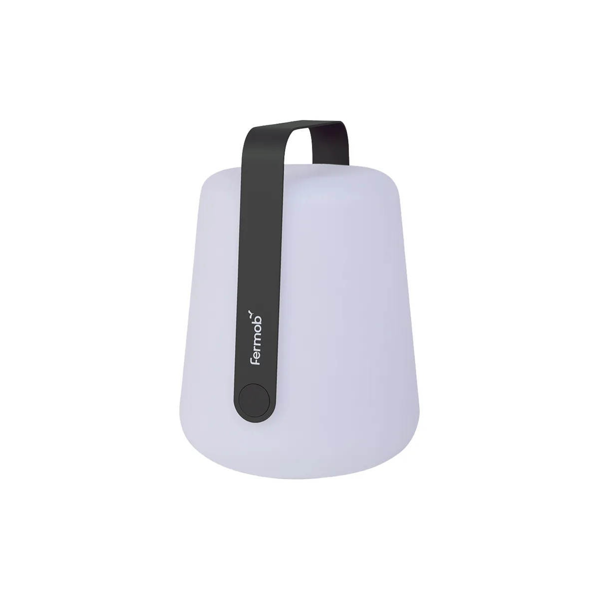 Kabellose, wiederaufladbare Außenlampe Balad - Grau - Polyäthylen - Designer Tristan Lohner by Fermob – product photo