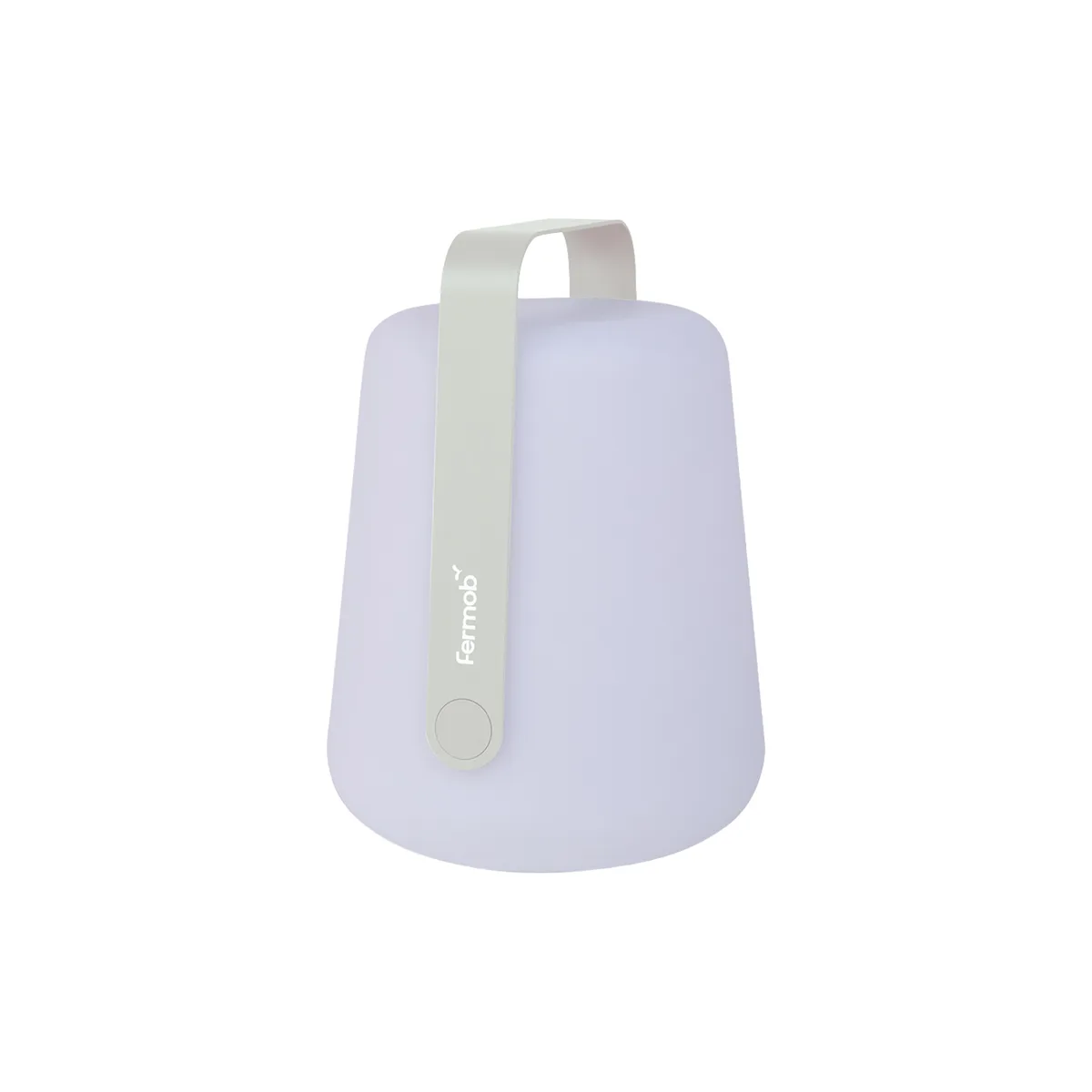 Kabellose, wiederaufladbare Außenlampe Balad - Grau - Polyäthylen - Designer Tristan Lohner de Fermob – photo du produit