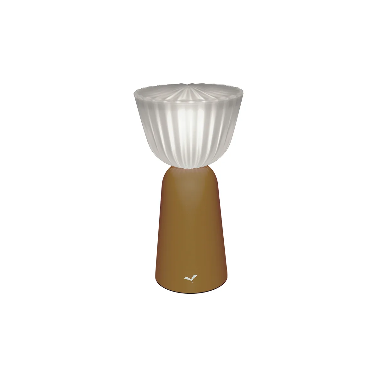 Kabellose, wiederaufladbare Außenlampe Swiing - Gelb - Recyceltes ABS - Designer Tristan Lohner de Fermob – photo du produit