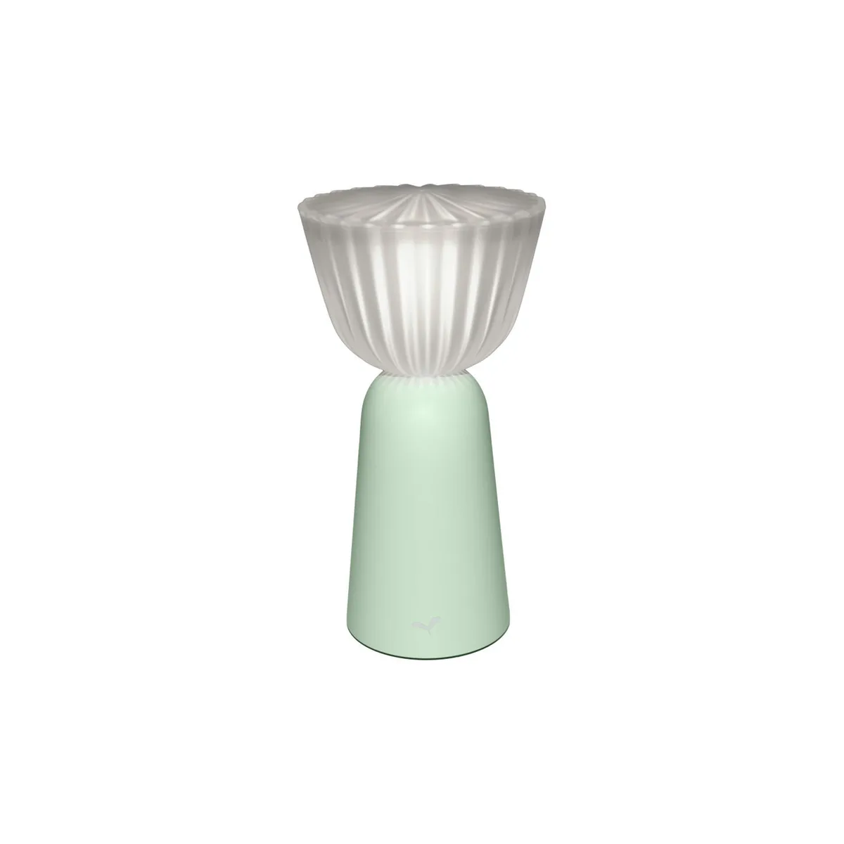 Kabellose, wiederaufladbare Außenlampe Swiing - Grün - Recyceltes ABS - Designer Tristan Lohner de Fermob – photo du produit