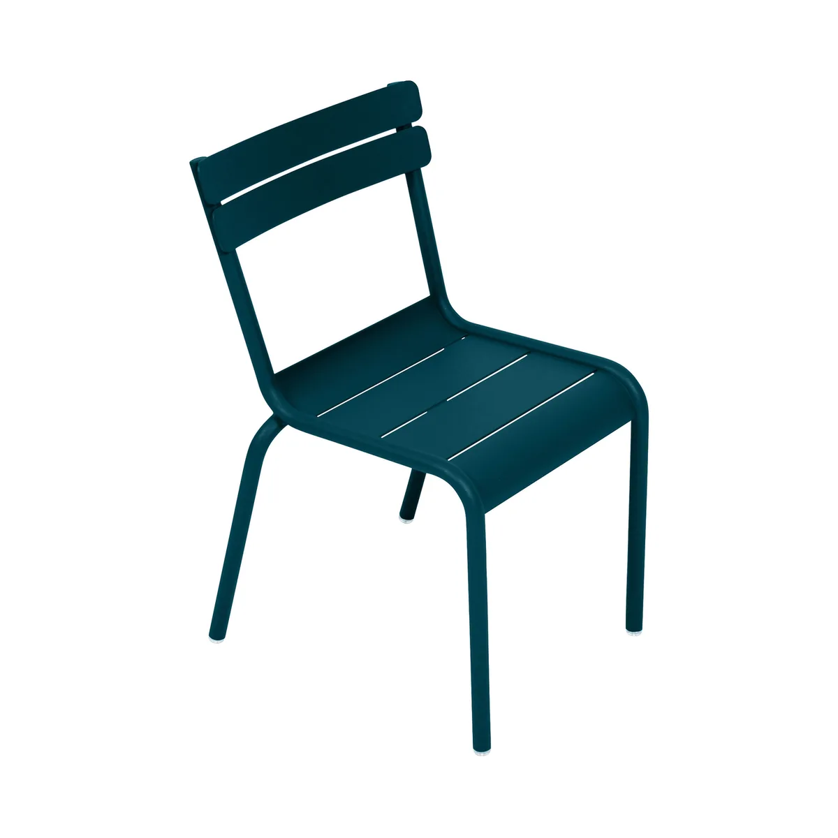 Kinderstuhl Luxembourg - Blau - lackiertes Aluminium - Designer Frédéric Sofia von Fermob – Produktfoto