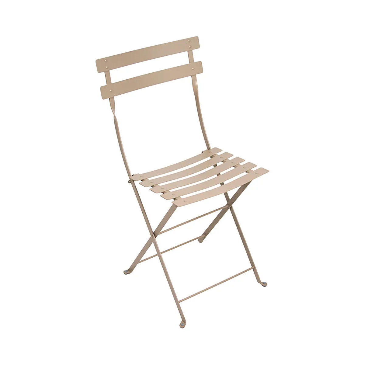 Klappstuhl Bistro - Beige - lackierter Stahl - Designer Studio Fermob von Fermob – Produktfoto