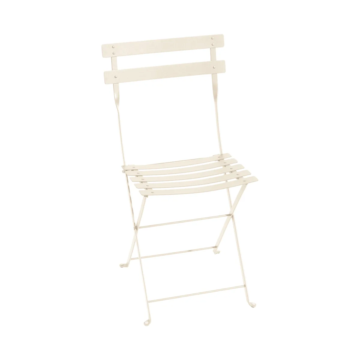 Klappstuhl Bistro - Beige - lackierter Stahl - Designer Studio Fermob von Fermob – Produktfoto