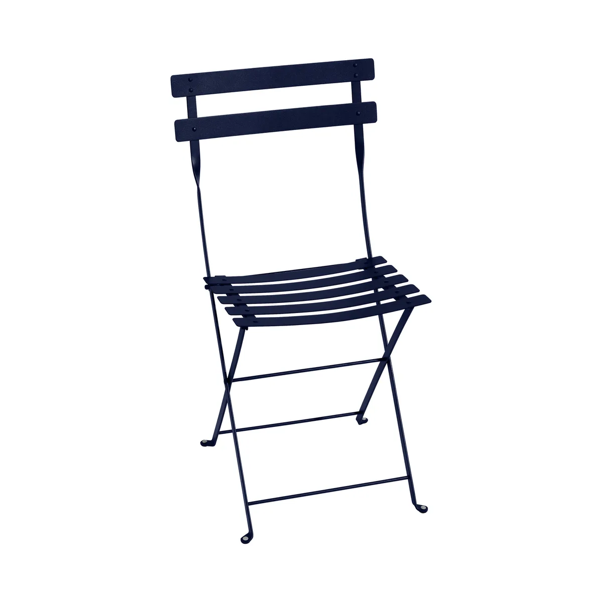 Klappstuhl Bistro - Blau - lackierter Stahl - Designer Studio Fermob von Fermob – Produktfoto