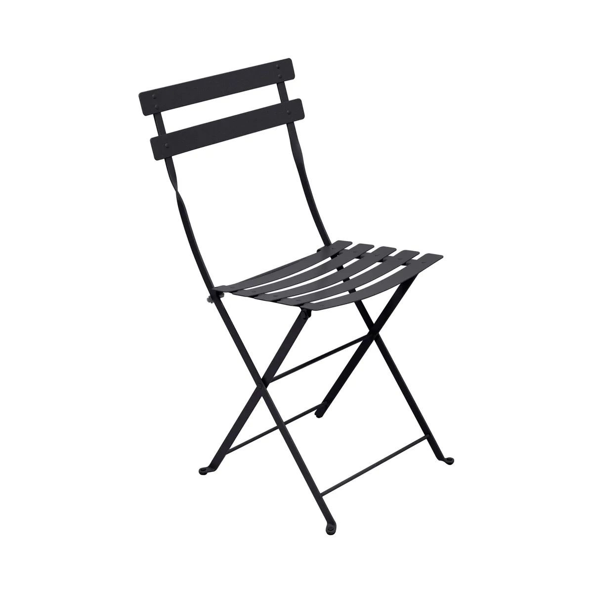 Klappstuhl Bistro - Grau - lackierter Stahl - Designer Studio Fermob von Fermob – Produktfoto