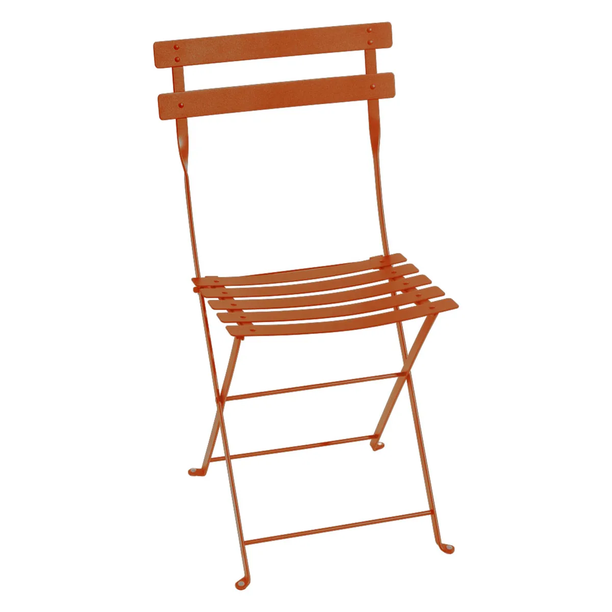 Klappstuhl Bistro - Orange - lackierter Stahl - Designer Studio Fermob von Fermob – Produktfoto