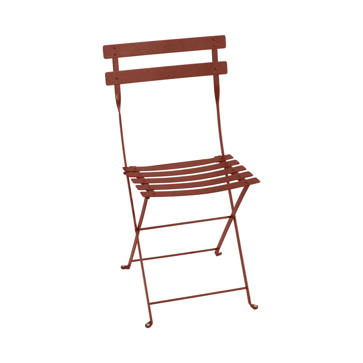 Klappstuhl Bistro - Rot - lackierter Stahl - Designer Studio Fermob von Fermob – Produktfoto