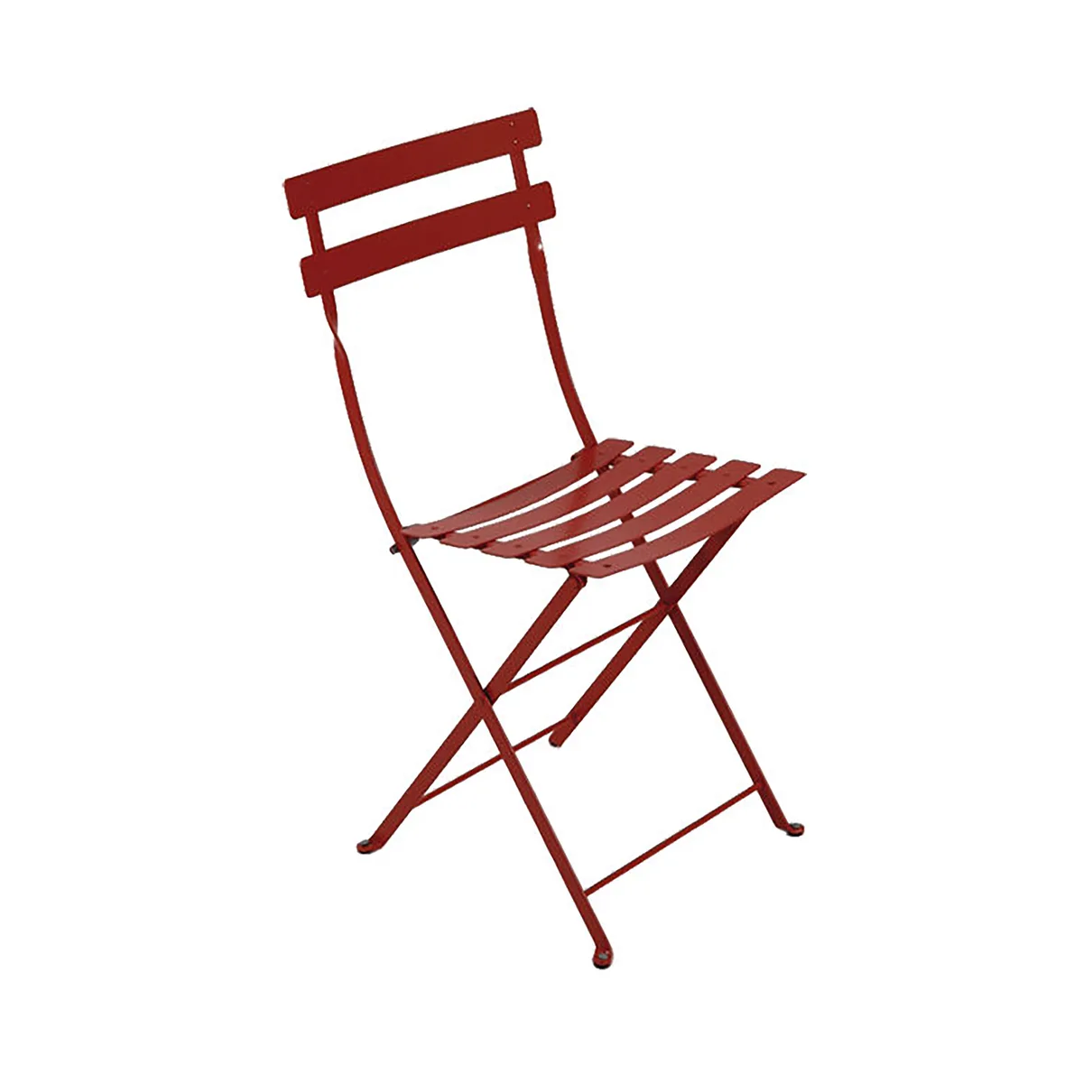 Klappstuhl Bistro - Rot - lackierter Stahl - Designer Studio Fermob von Fermob – Produktfoto