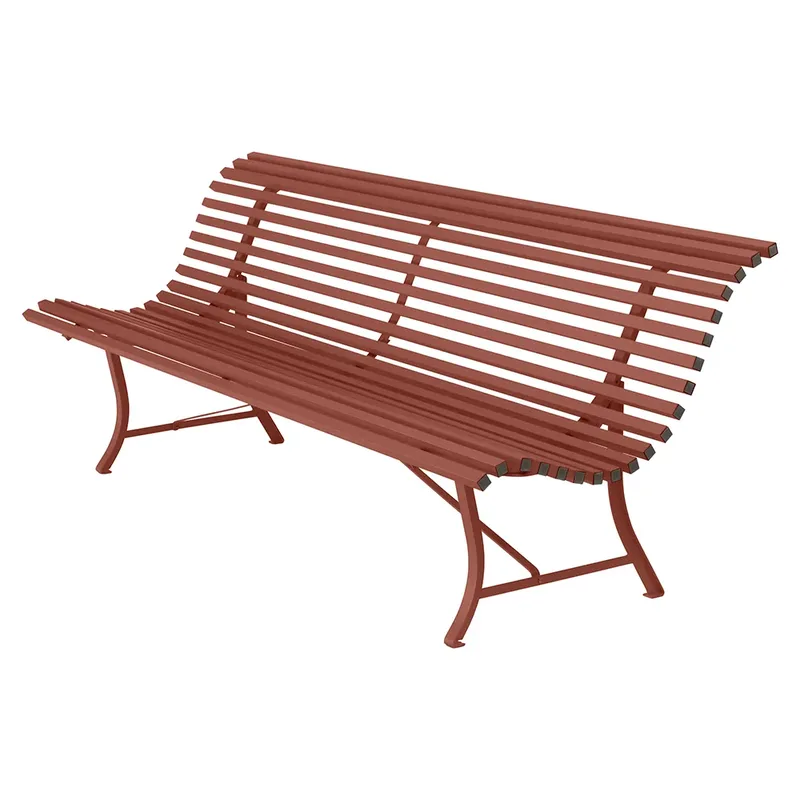 Louisiane sofa 200 cm Red ochre von Fermob – Produktfoto