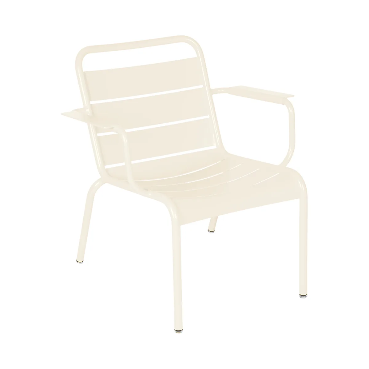 Lounge-Sessel Luxembourg - Beige - Aluminium - Designer Frédéric Sofia von Fermob – Produktfoto