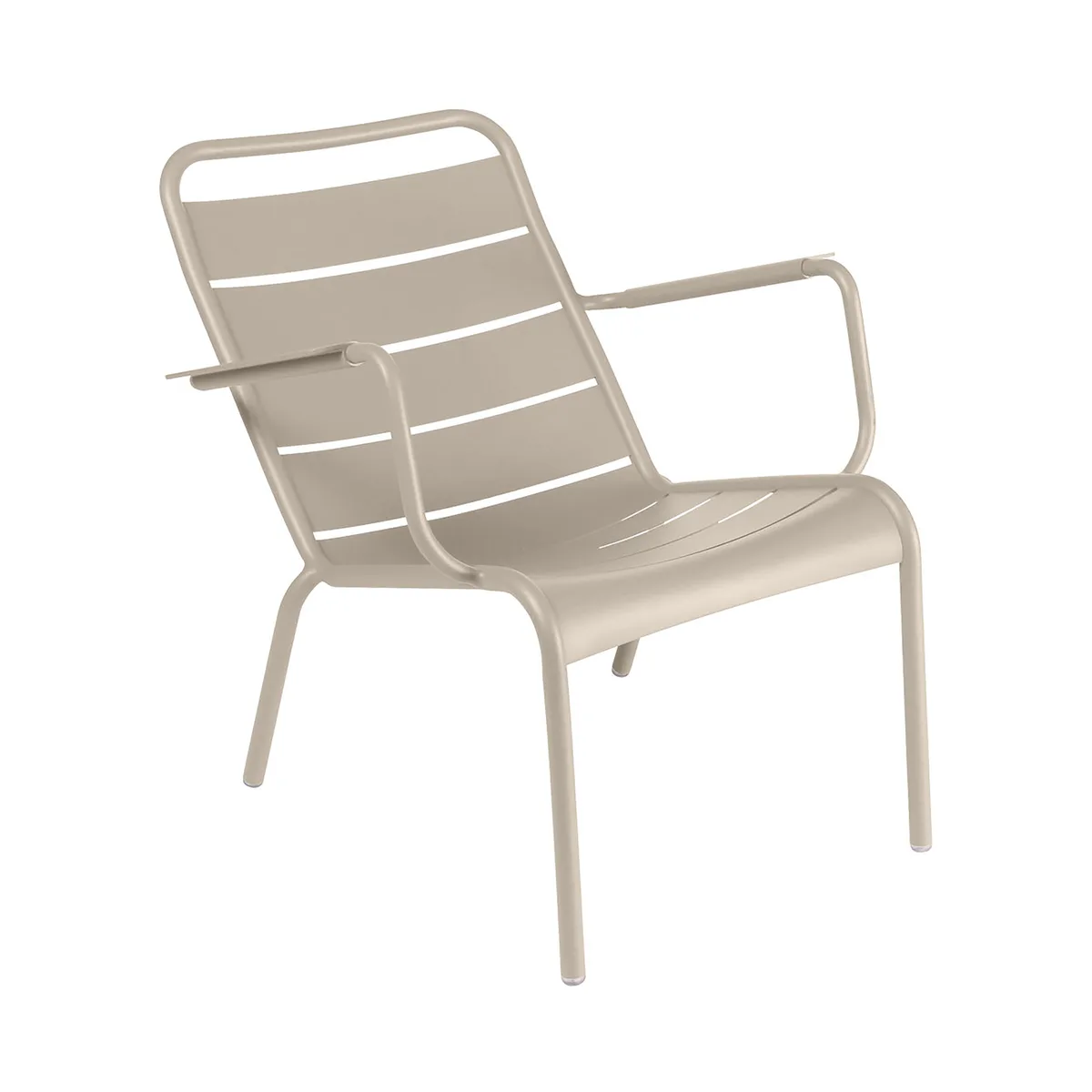 Lounge Sessel Luxembourg - Beige - lackiertes Aluminium - Designer Frédéric Sofia von Fermob – Produktfoto