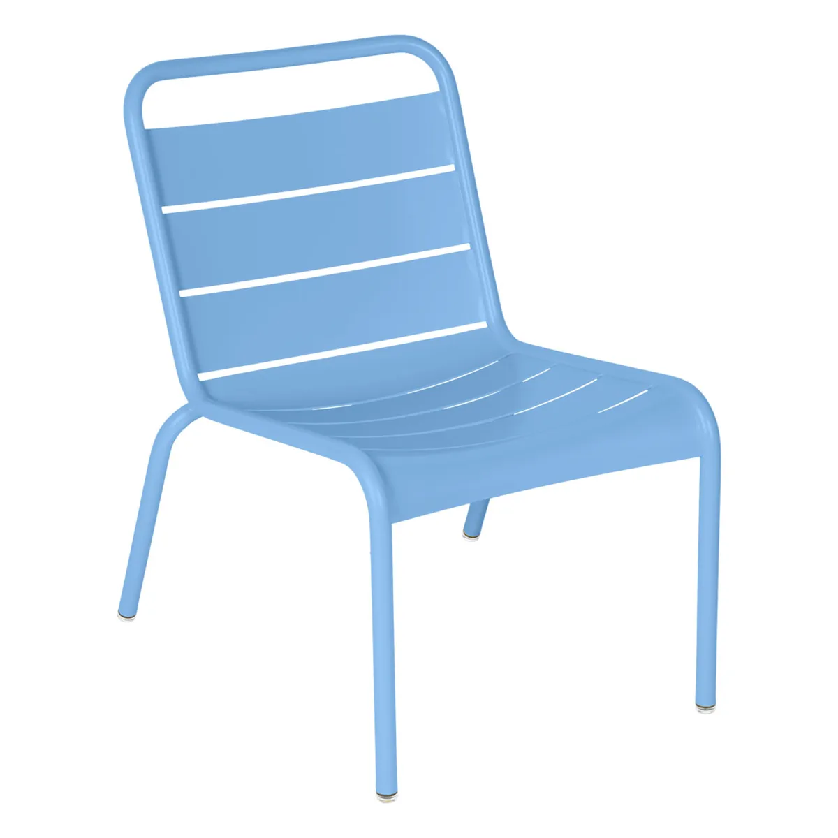 Lounge-Sessel Luxembourg - Blau - Aluminium - Designer Frédéric Sofia von Fermob – Produktfoto