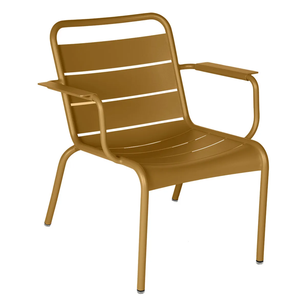 Lounge-Sessel Luxembourg - Gelb - Aluminium - Designer Frédéric Sofia von Fermob – Produktfoto