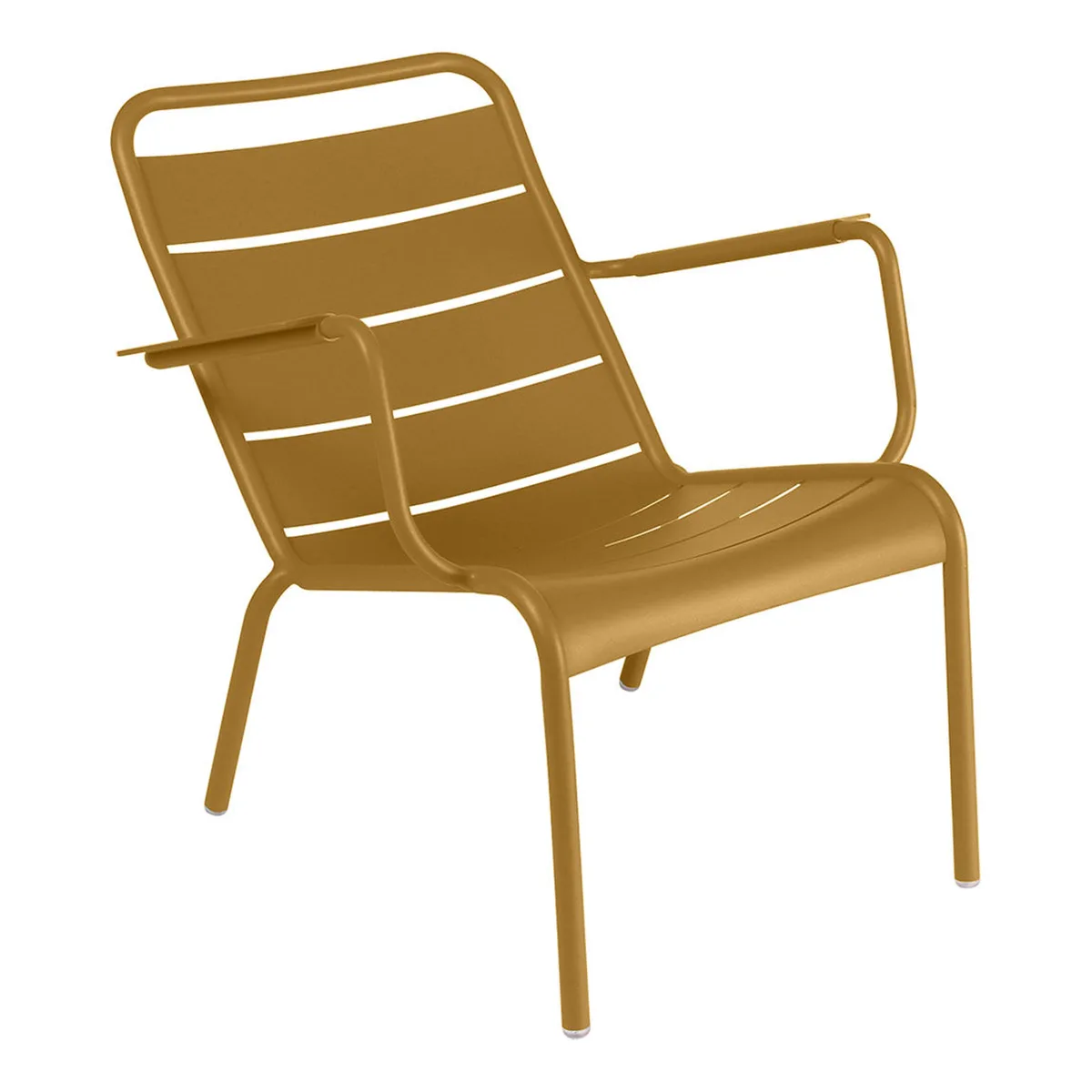 Lounge Sessel Luxembourg - Gelb - lackiertes Aluminium - Designer Frédéric Sofia von Fermob – Produktfoto