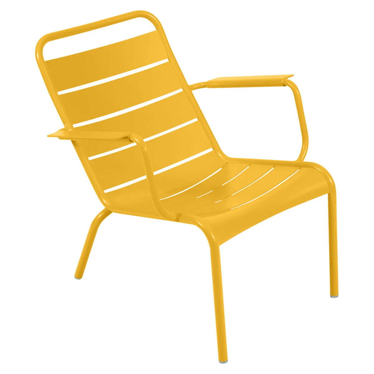 Lounge Sessel Luxembourg - Gelb - lackiertes Aluminium - Designer Frédéric Sofia von Fermob – Produktfoto