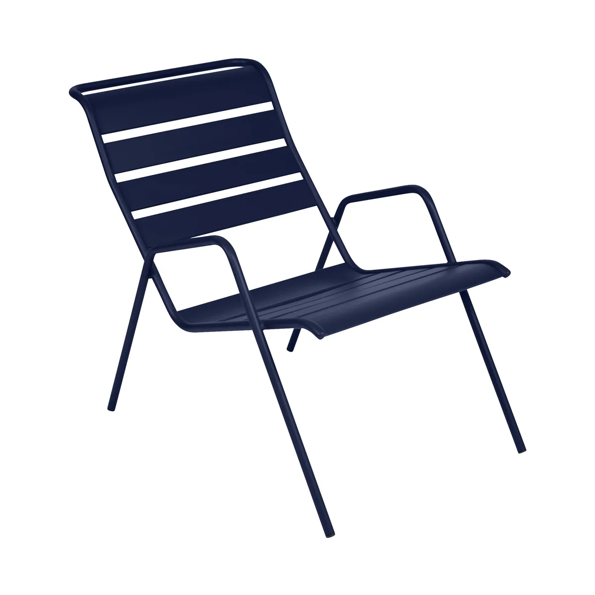 Lounge Sessel Monceau - Blau - bemalter Stahl - Designer Studio Fermob von Fermob – Produktfoto