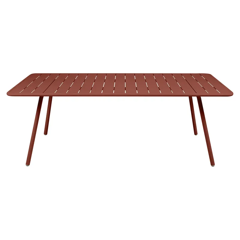Luxembourg esstisch 100x207 cm Red ochre von Fermob – Produktfoto