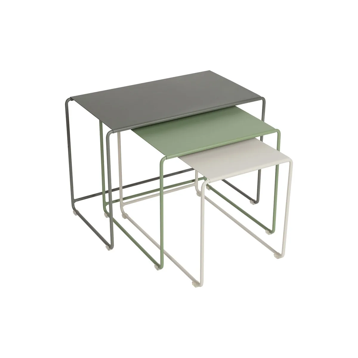 Satz-Tische Oulala - Bunt - Stahl - Designer Studio Fermob by Fermob – product photo