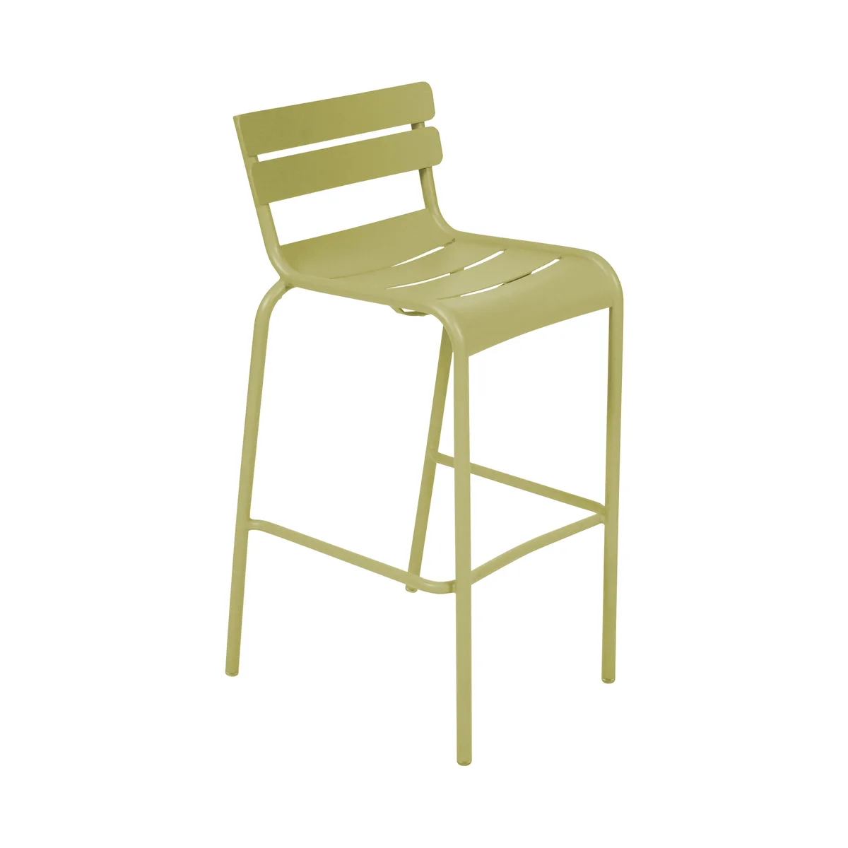 Stapelbarer Barhocker Luxembourg - Grün - lackiertes Aluminium - Designer Frédéric Sofia by Fermob – product photo