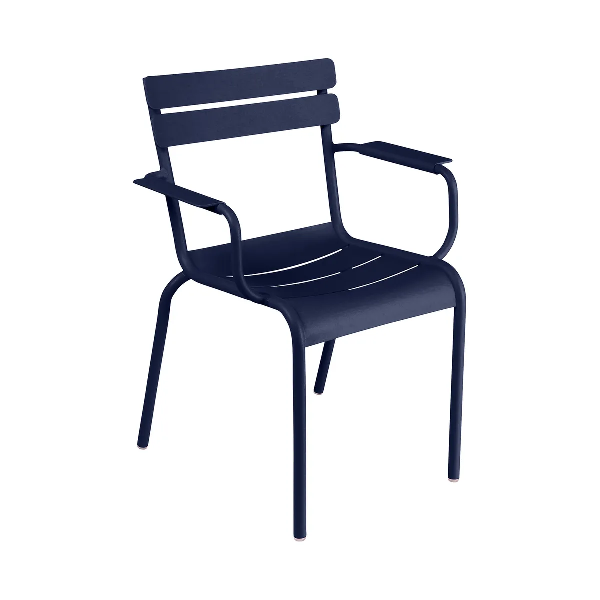 Stapelbarer Sessel Luxembourg - Blau - lackiertes Aluminium - Designer Frédéric Sofia von Fermob – Produktfoto