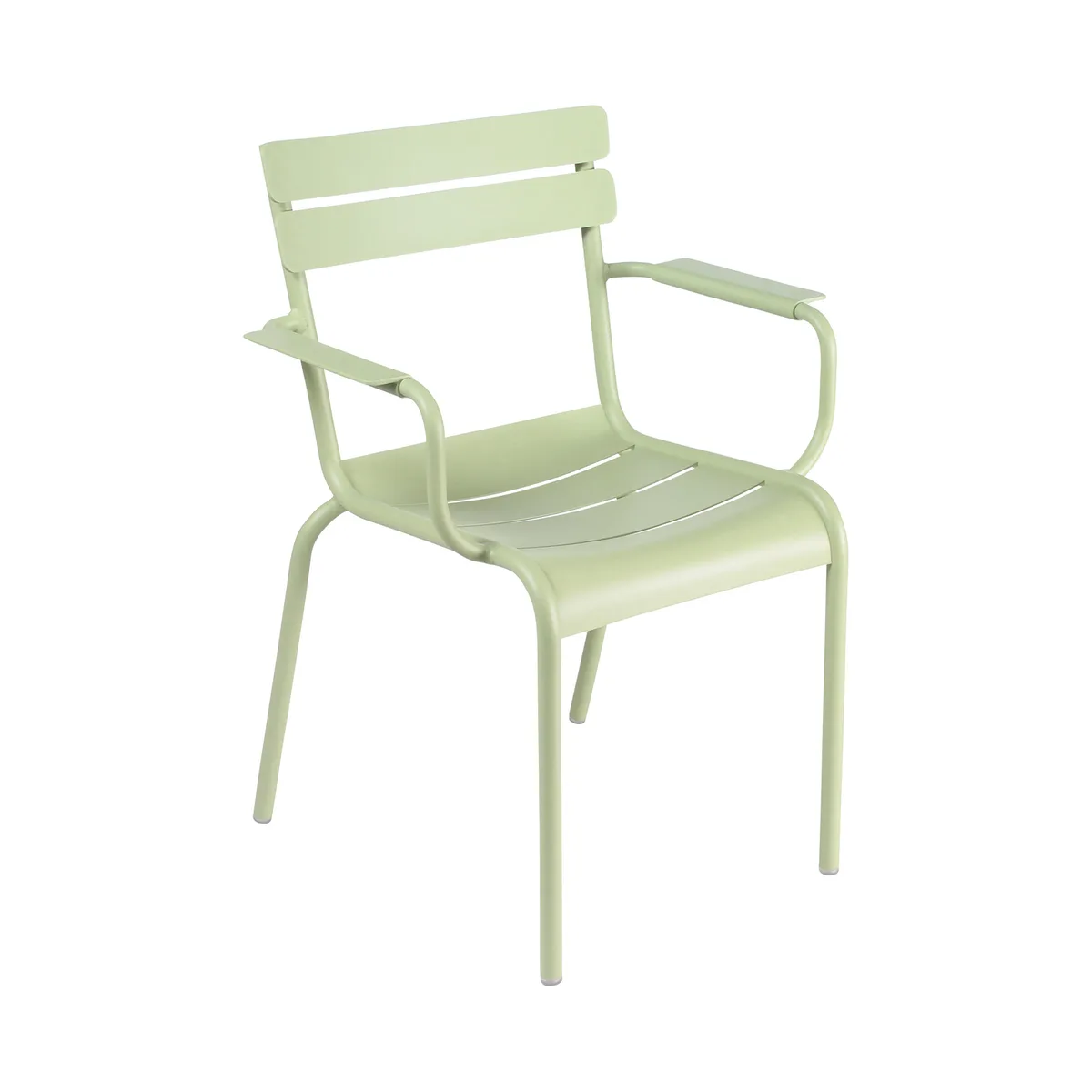 Stapelbarer Sessel Luxembourg - Grün - lackiertes Aluminium - Designer Frédéric Sofia från Fermob – produktbild
