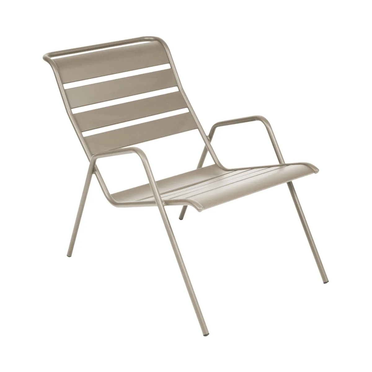 Stapelbarer Sessel Monceau - Beige - bemalter Stahl - Designer Studio Fermob von Fermob – Produktfoto